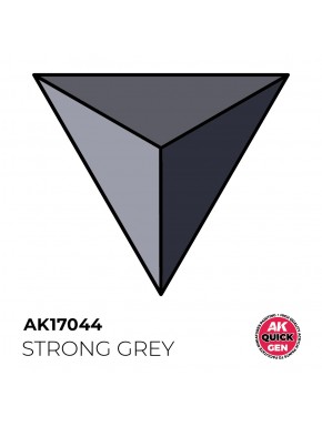 Flacon de peinture acrylique Strong Grey AK-Interactive 18 ml