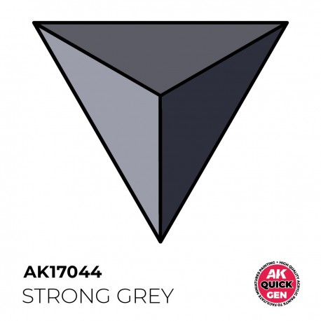 Bote de pintura acrílica Strong Grey AK-Interactive 18 ml