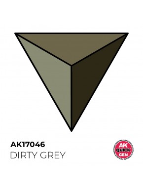 Peinture acrylique AK Interactive Dirty Grey 18 ml