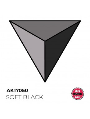 Peinture acrylique Soft Black Quick Gen de 18 ml