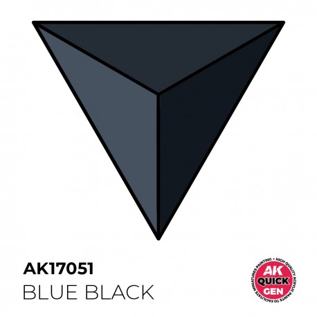 Peinture acrylique Blue Black par AK-Interactive