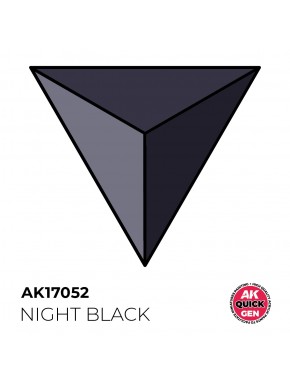Bote de pintura acrílica Night Black AK-Interactive