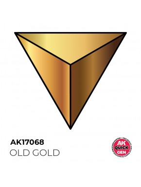 Peinture acrylique métallique Old Gold AK-Interactive