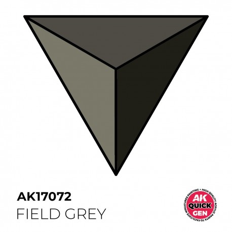 Tinta acrílica Field Grey da AK-Interactive, 18 ml