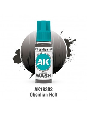 Bouteille de Lavis Acrylique Obsidian Holt AK-Interactive