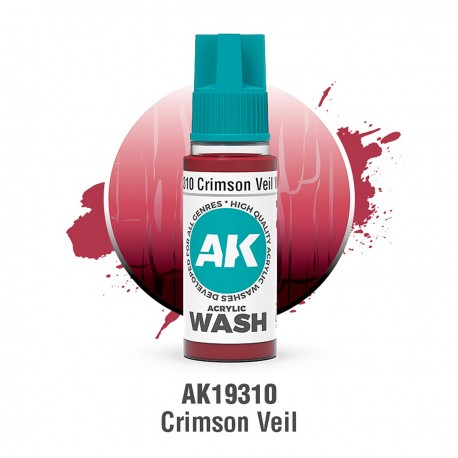 Lava Acrílica Crimson Veil da AK-Interactive