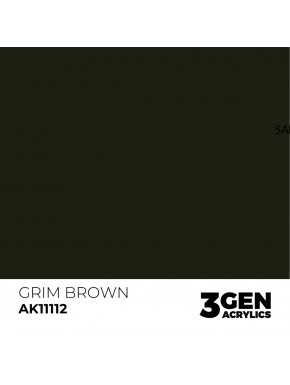 Peinture acrylique Grim Brown de AK-Interactive