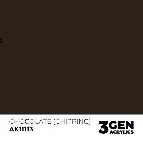 Tinta acrílica AK-Interactive Chocolate Chipping 17ml
