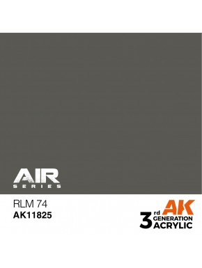 Tinta acrílica RLM 74 AK Interactive para modelismo