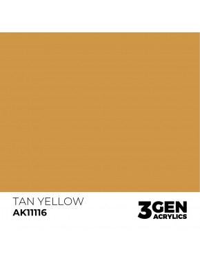 Peinture acrylique modélisme Tan Yellow AK-Interactive