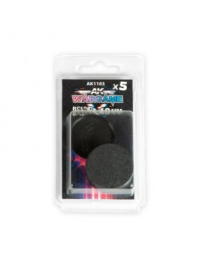 Ensemble de socles ronds en plastique de 40mm pour figurines