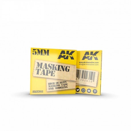 Ruban masquage AK-Interactive 5mm papier riz