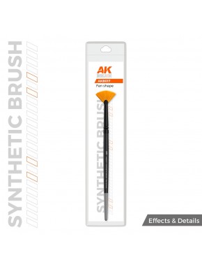 Pinceau synthétique AK-Interactive forme éventail