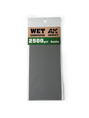 Papel de lija al agua 2500 de AK-Interactive