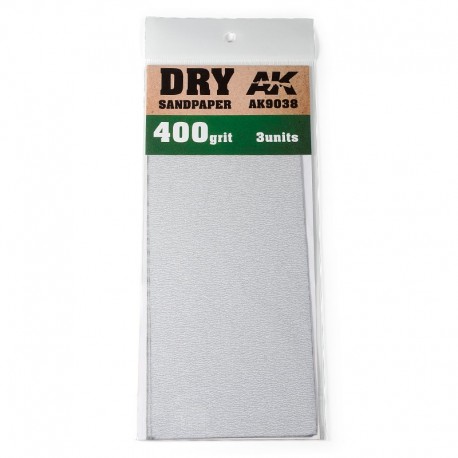Papier de verre sec 400 AK-Interactive