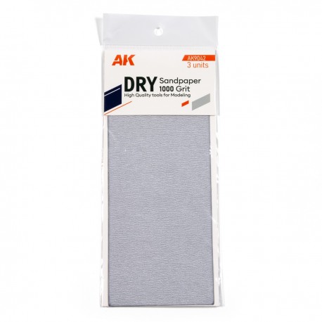Papier de verre sec 1000 AK-Interactive