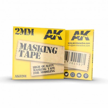 Cinta de enmascarar 2mm AK-Interactive 20m