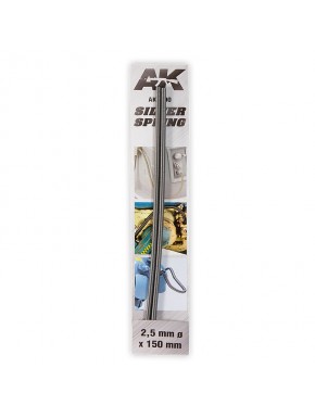 Muelle de compresión plata 2.5mm AK-Interactive