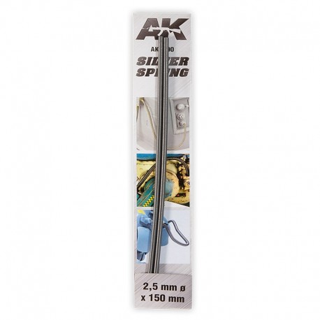 Ressort de compression argent 2.5mm AK-Interactive