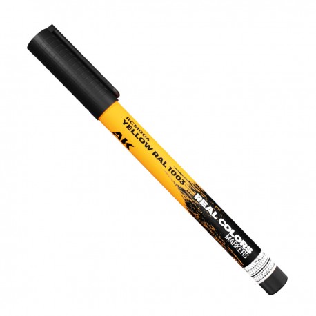 Marqueur acrylique jaune RAL 1003 pour modélisme