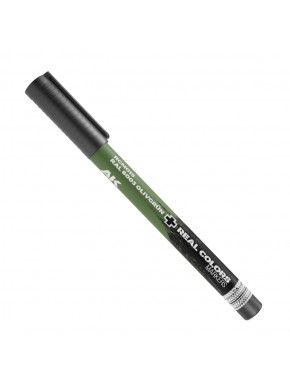 Marqueur acrylique vert olive RAL 6003 pour modélisme