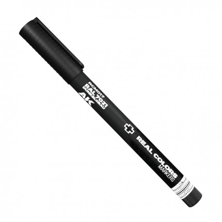 Marqueur acrylique RAL 7021 Dunkelgrau pour modélisme