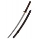 Espada Tori Iaito Hanwei marrón y negra