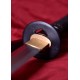 Katana Hanwei con funda negra y detalles dorados