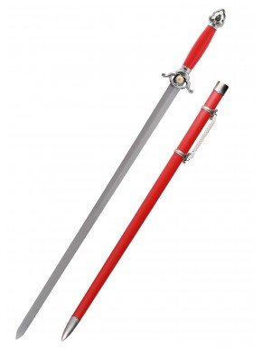 Épée de Wushu pratique de Hanwei avec fourreau rouge