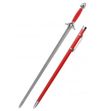 Épée de Wushu pratique de Hanwei avec fourreau rouge