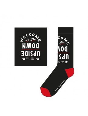 Chaussettes noires Upside Down Stranger Things