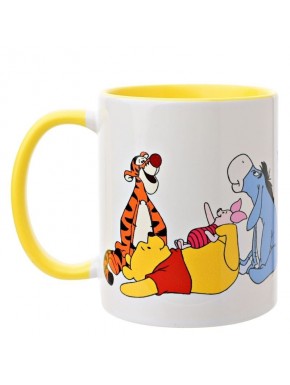 Tasse blanche avec personnages de Winnie l'Ourson et amis