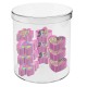 Cubo Barbie Mix com 12 Borrachas em Recipiente de Plástico