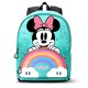 Sac à dos turquoise de Minnie Mouse avec arc-en-ciel