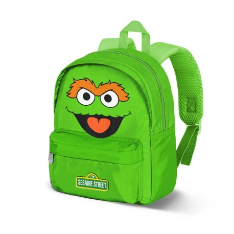 Sac à dos vert Oscar de Sesame Street pour enfants