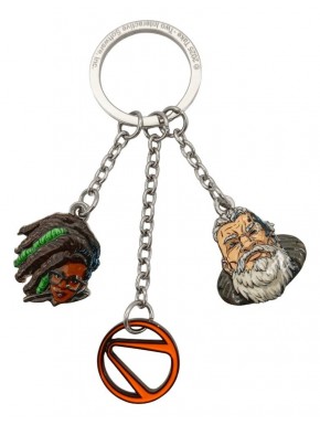 Porte-clés avec personnages Harlowe et Amon de Borderlands 4