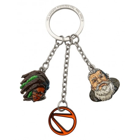 Porte-clés avec personnages Harlowe et Amon de Borderlands 4