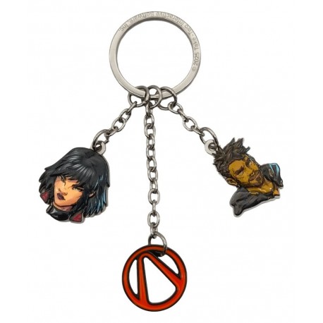 Porte-clés Vex et Rafa de Borderlands 4 avec logo