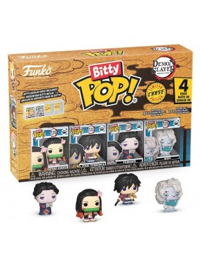 Pack de 4 figurines Bitty POP! Demon Slayer Nezuko