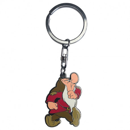 Portachiavi in metallo Nano Brontolo biancaneve Disney