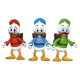 Figuras DuckTales Huey Dewey Louie com acessórios