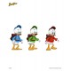 Figuras DuckTales Huey Dewey Louie com acessórios