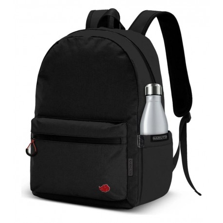 Sac à dos Naruto noir en polyester avec poche latérale