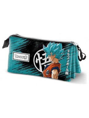 Trousse bleue Dragon Ball avec design Saiyan