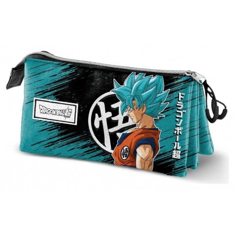 Trousse bleue Dragon Ball avec design Saiyan