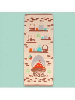 Serviette du Château ambulant avec design de Calcifer