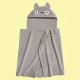 Capa de baño gris con capucha de Totoro de Studio Ghibli