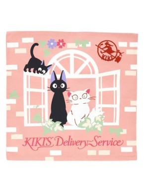 Housse de coussin Jiji Natsu Sweet Pink de Studio Ghibli