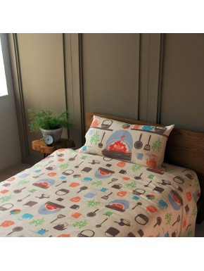 Housse de couette Calcifer de Studio Ghibli