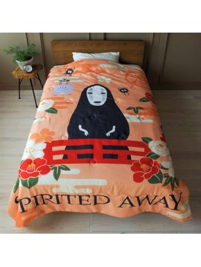 Couette Sans Visage de Le voyage de Chihiro avec des fleurs